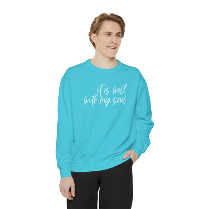 IT IS WELL COMFORT COLORS CREWNECK