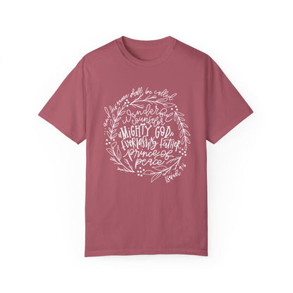 ISAIAH 9:6 CHRISTMAS T-SHIRT