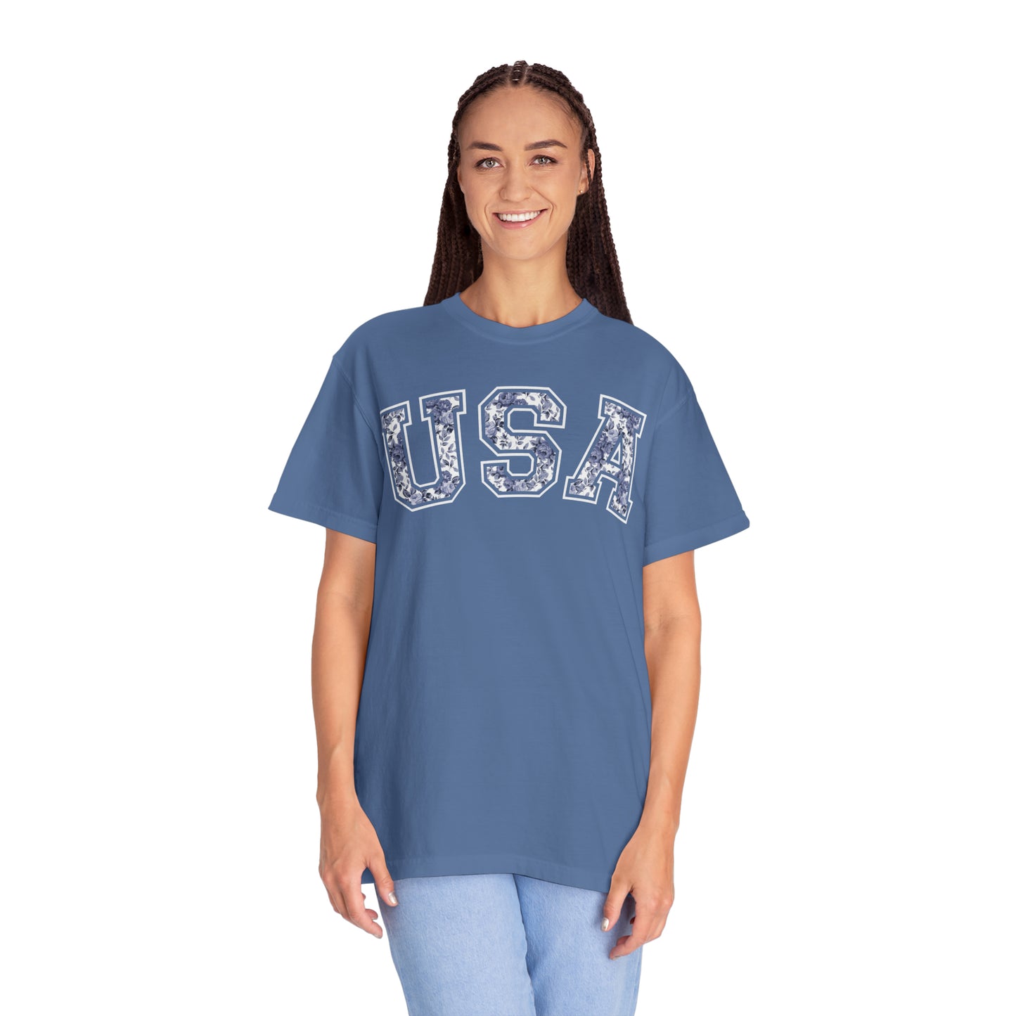 FLORAL USA T-SHIRT