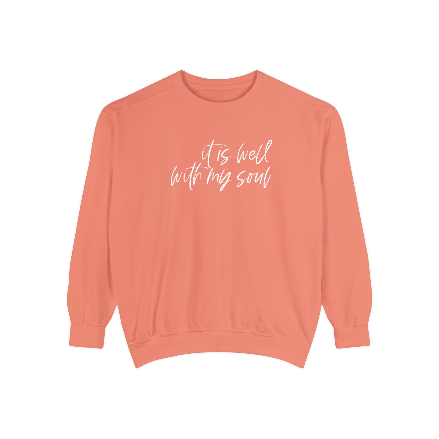 IT IS WELL COMFORT COLORS CREWNECK