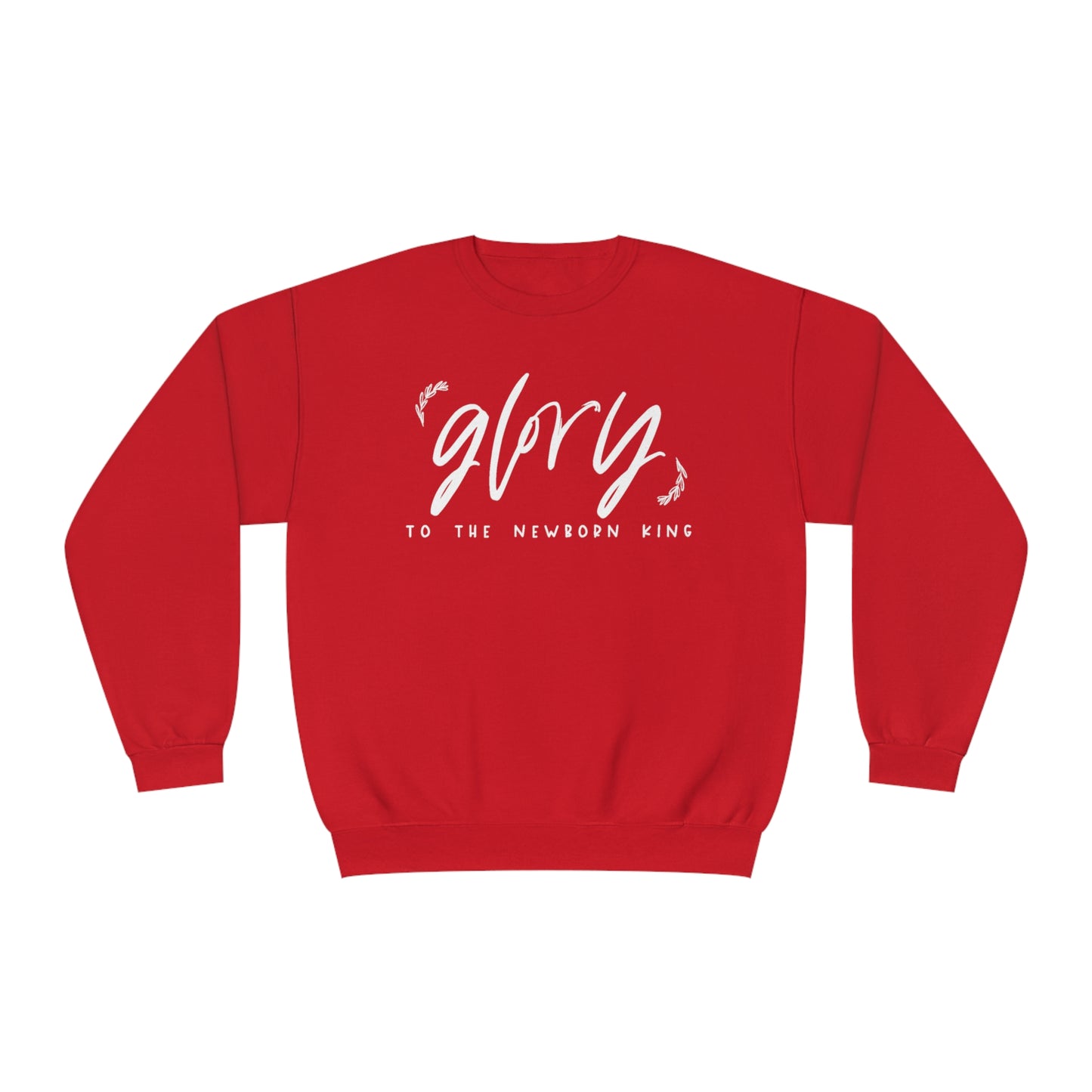 GLORY TO THE NEWBORN KING CHRISTMAS CREWNECK