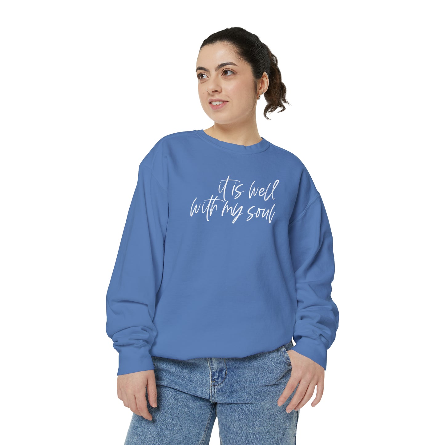 IT IS WELL COMFORT COLORS CREWNECK