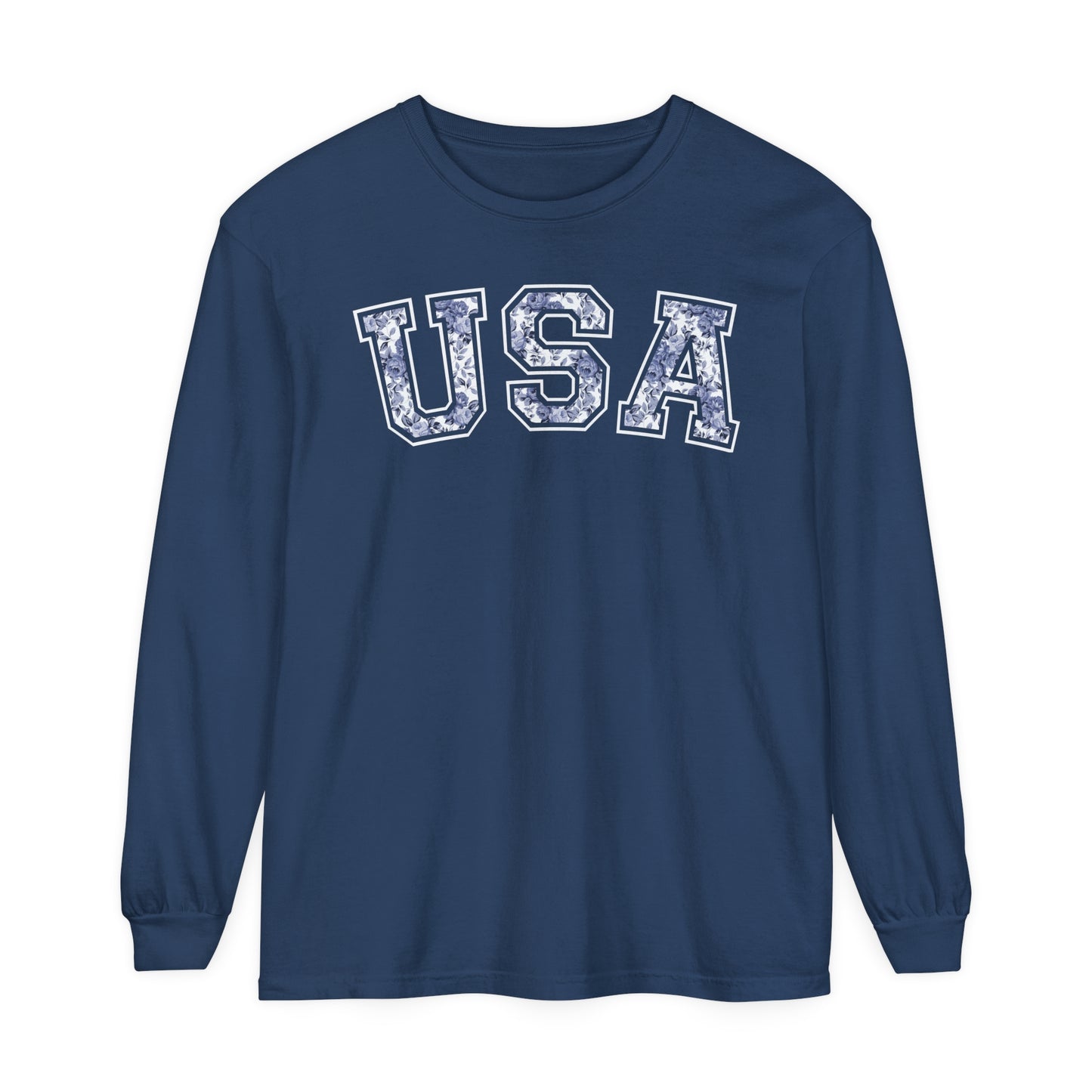 FLORAL USA LONG SLEEVE