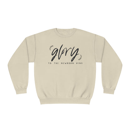 GLORY TO THE NEWBORN KING CHRISTMAS CREWNECK