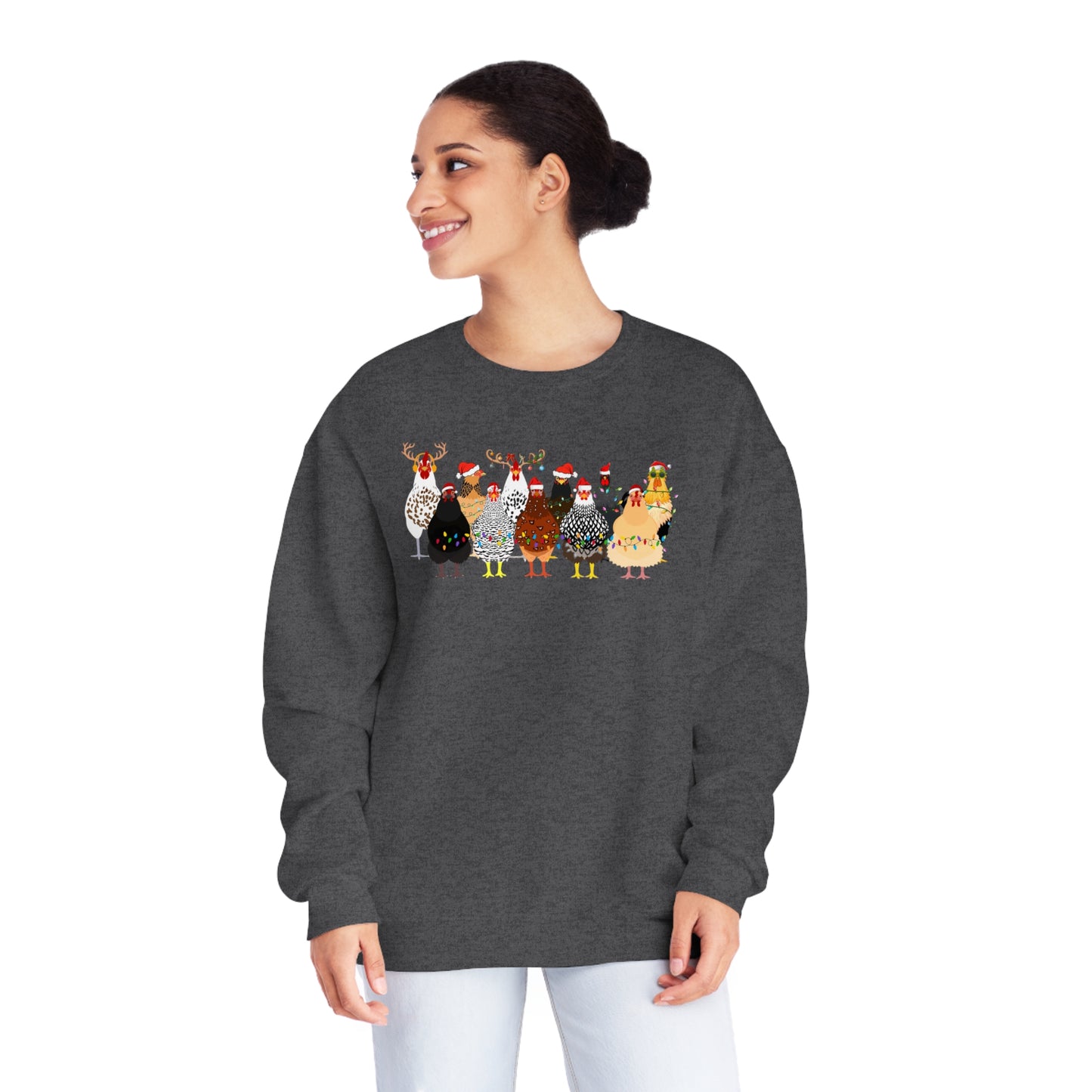 CHRISTMAS CHICKENS CREWNECK