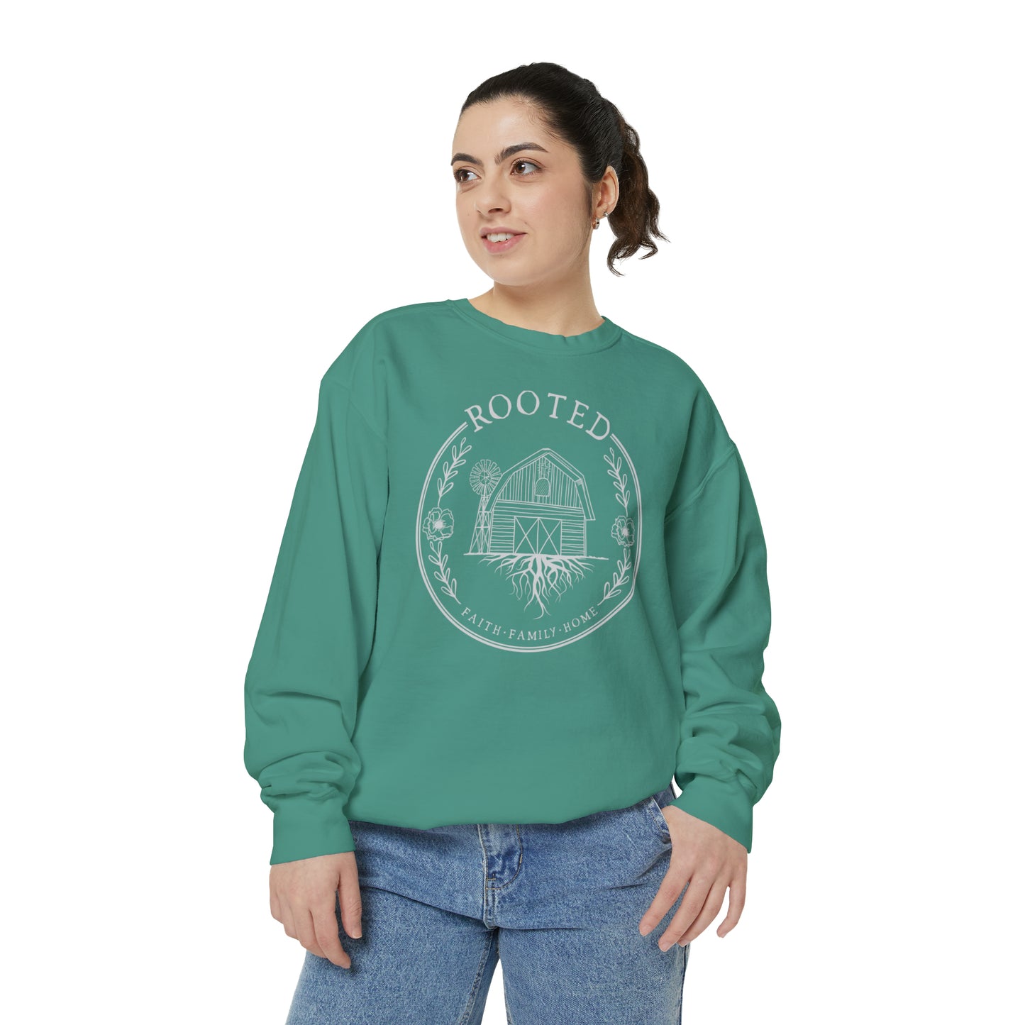 ROOTED COMFORT COLORS CREWNECK