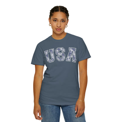 FLORAL USA T-SHIRT