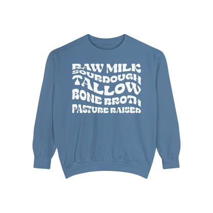 RAW MILK + SOURDOUGH CREWNECK