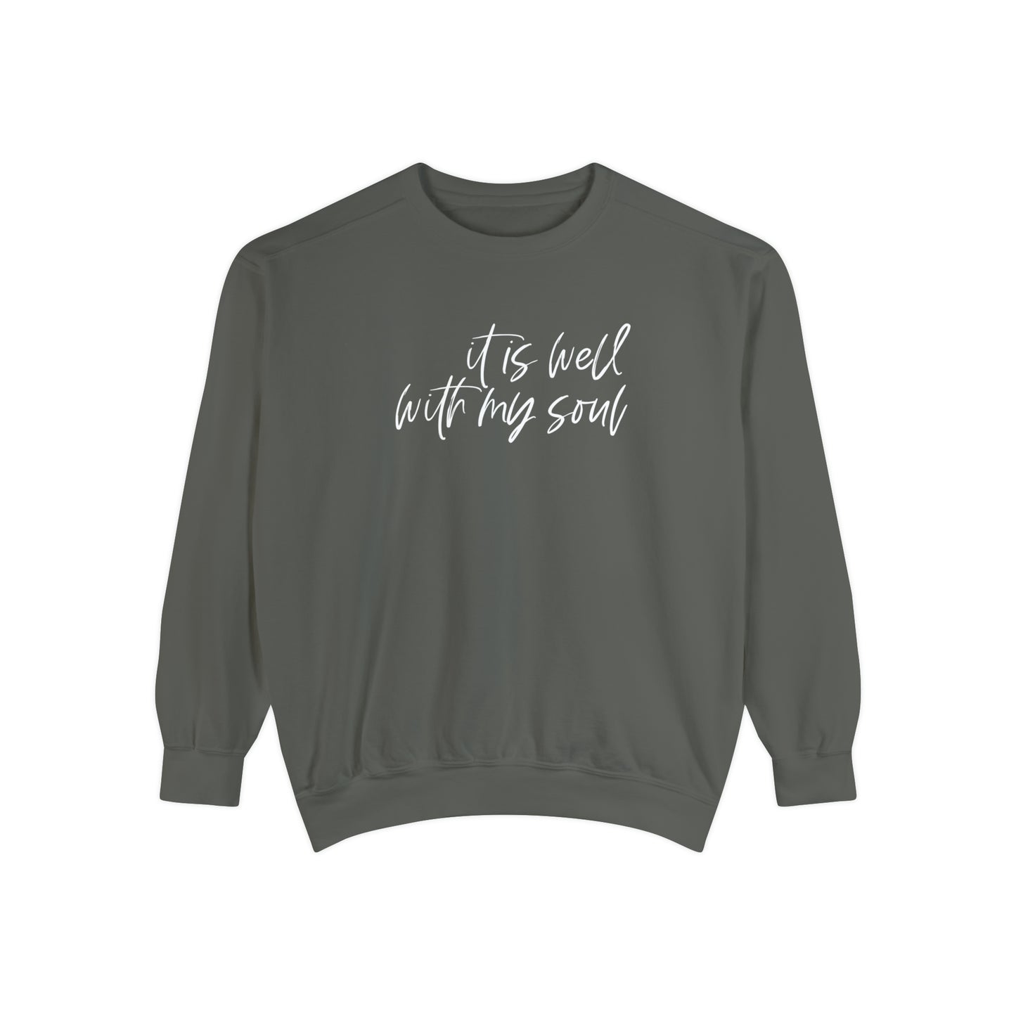 IT IS WELL COMFORT COLORS CREWNECK