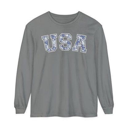 FLORAL USA LONG SLEEVE