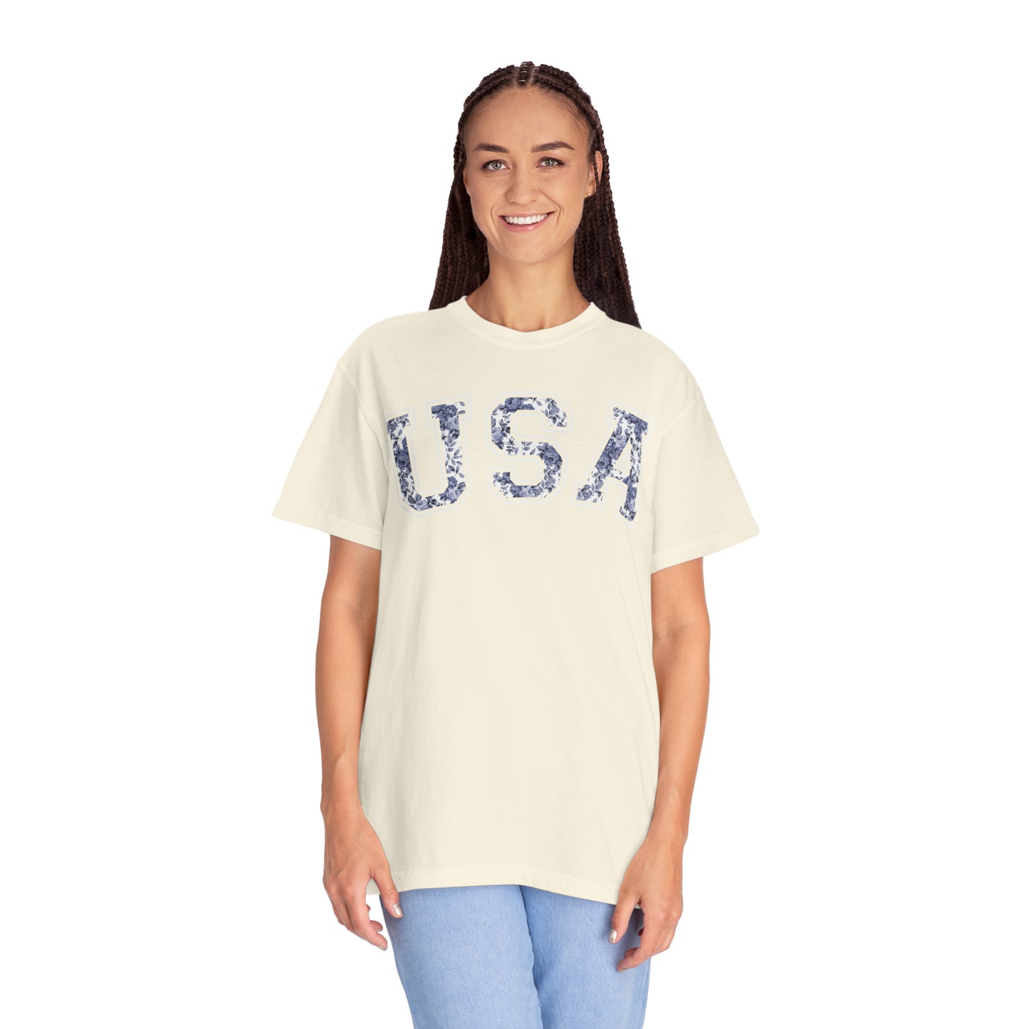 FLORAL USA T-SHIRT