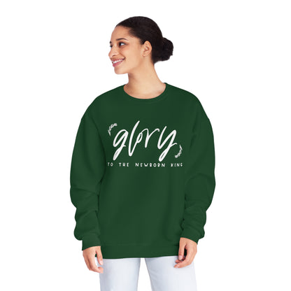 GLORY TO THE NEWBORN KING CHRISTMAS CREWNECK