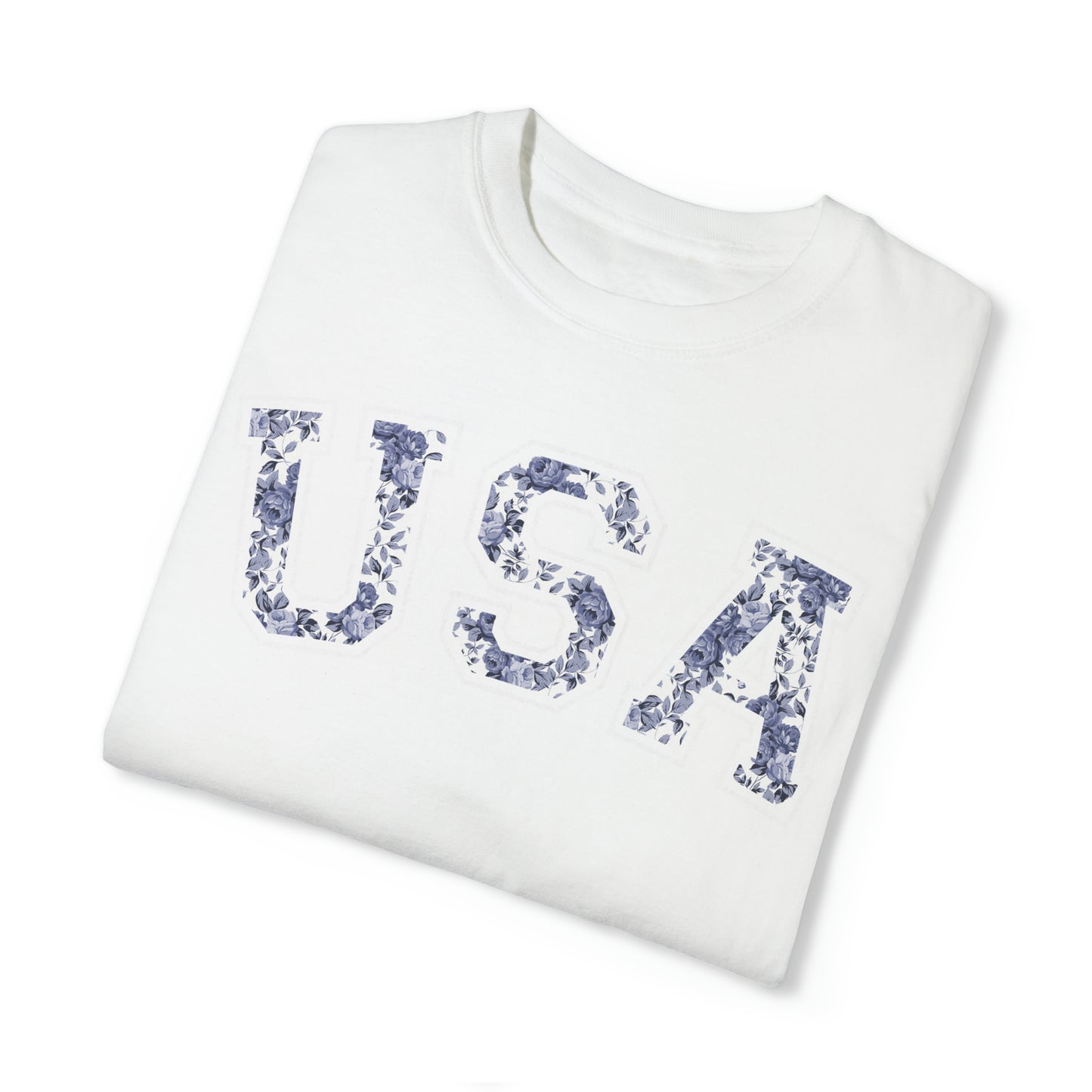 FLORAL USA T-SHIRT