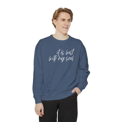 IT IS WELL COMFORT COLORS CREWNECK