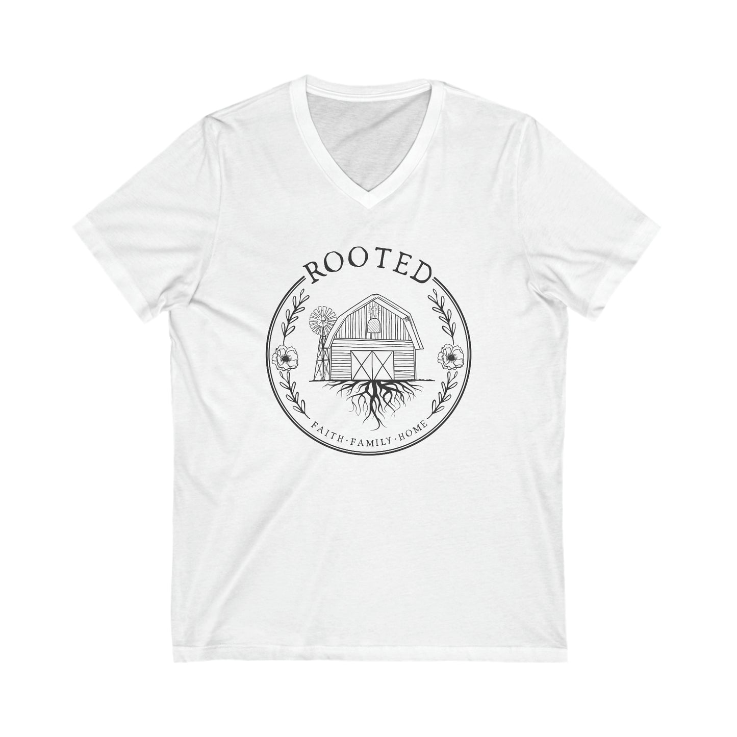 ROOTED V-NECK T-SHIRT