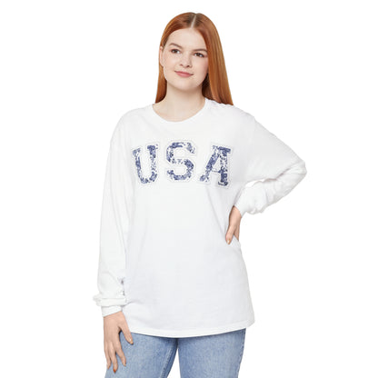 FLORAL USA LONG SLEEVE