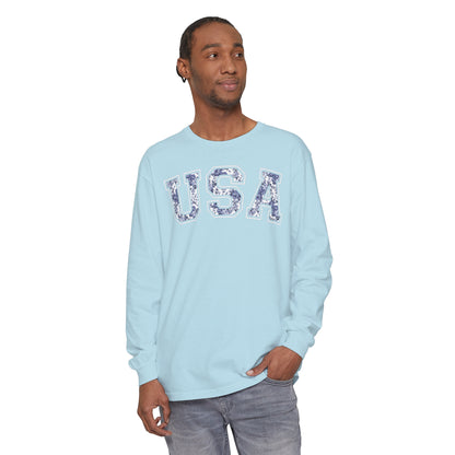 FLORAL USA LONG SLEEVE