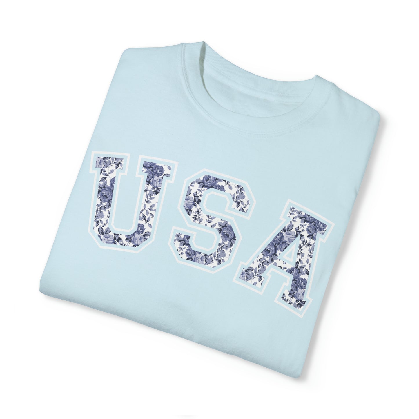 FLORAL USA T-SHIRT