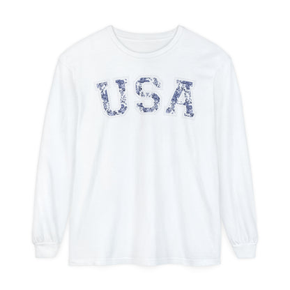 FLORAL USA LONG SLEEVE