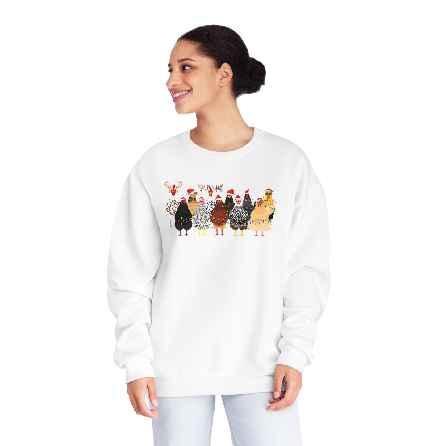 CHRISTMAS CHICKENS CREWNECK