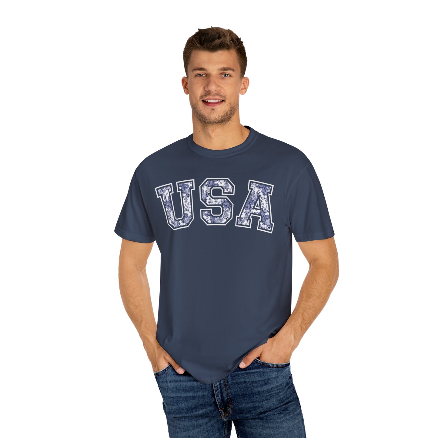 FLORAL USA T-SHIRT