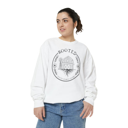 ROOTED COMFORT COLORS LOGO CREWNECK