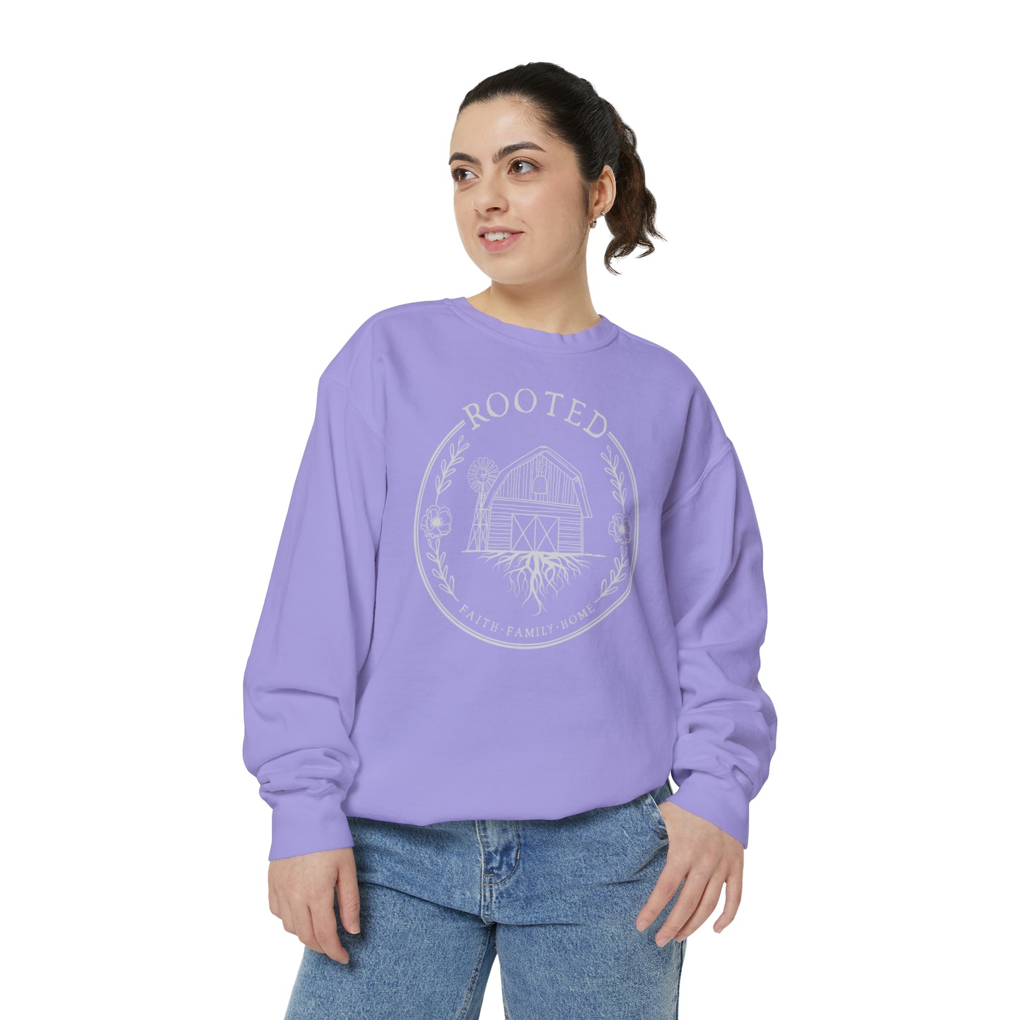 ROOTED COMFORT COLORS CREWNECK