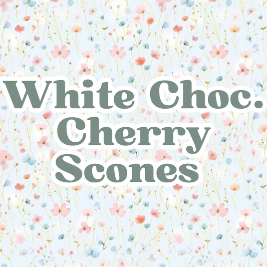 SCONES: WHITE CHOC. CHERRY
